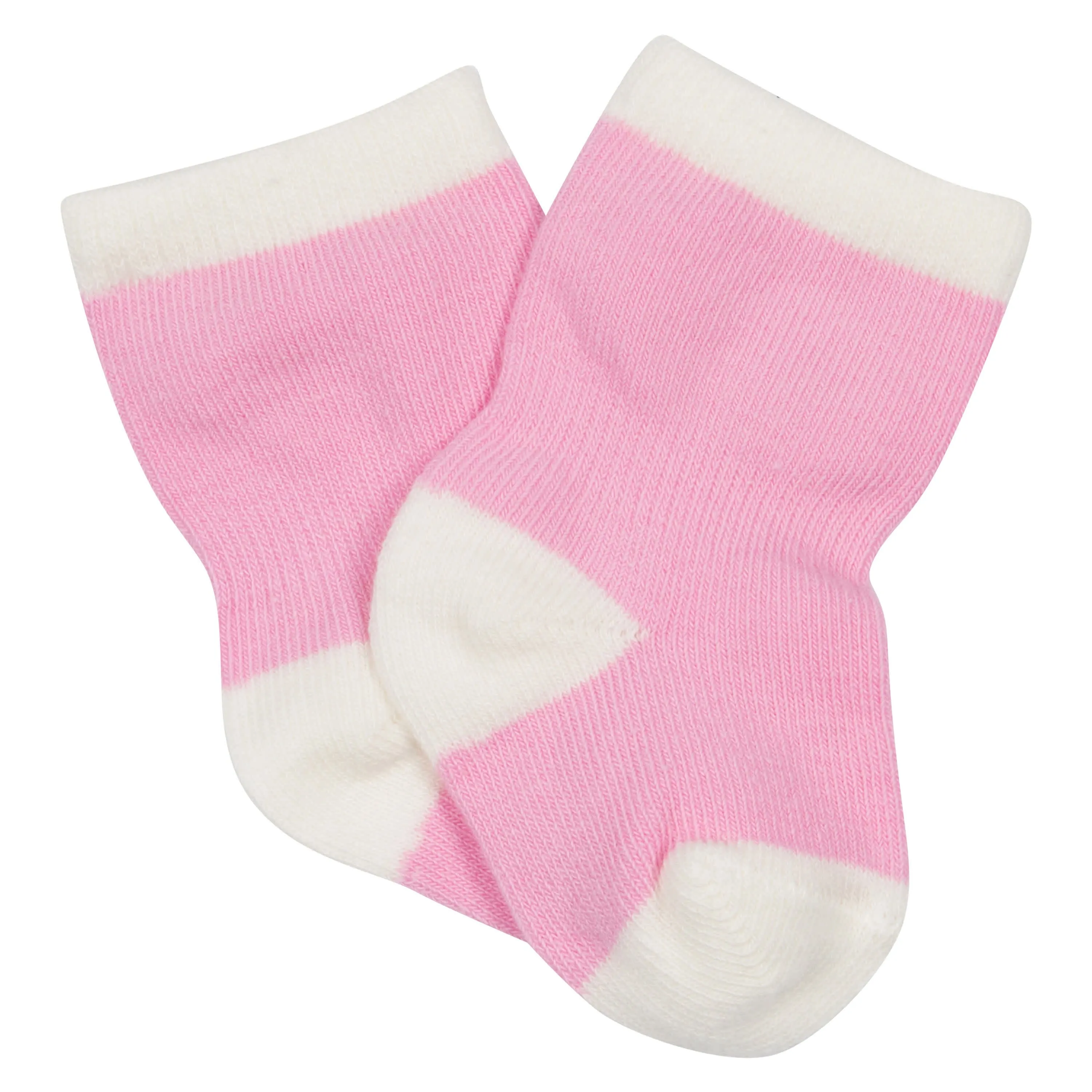 6-Pack Baby Girls Bear Wiggle Proof® Socks