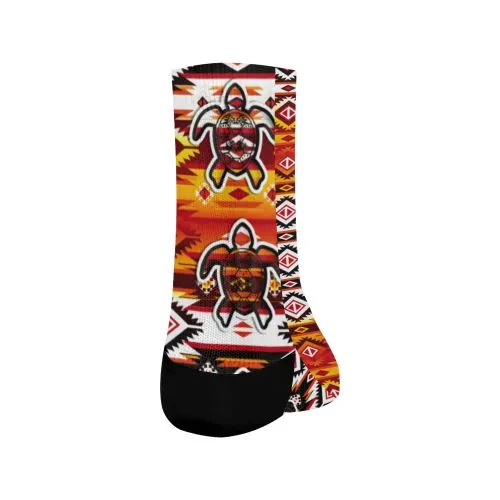 Adobe Fire Turtle Crew Socks