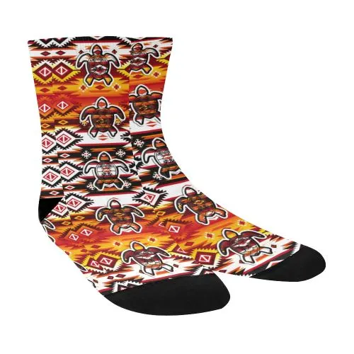 Adobe Fire Turtle Crew Socks