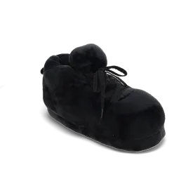 All Black Slippers