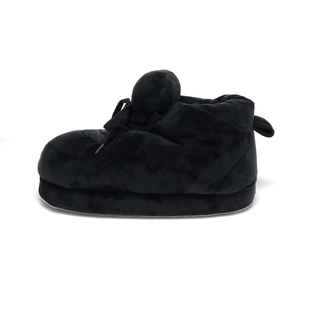 All Black Slippers