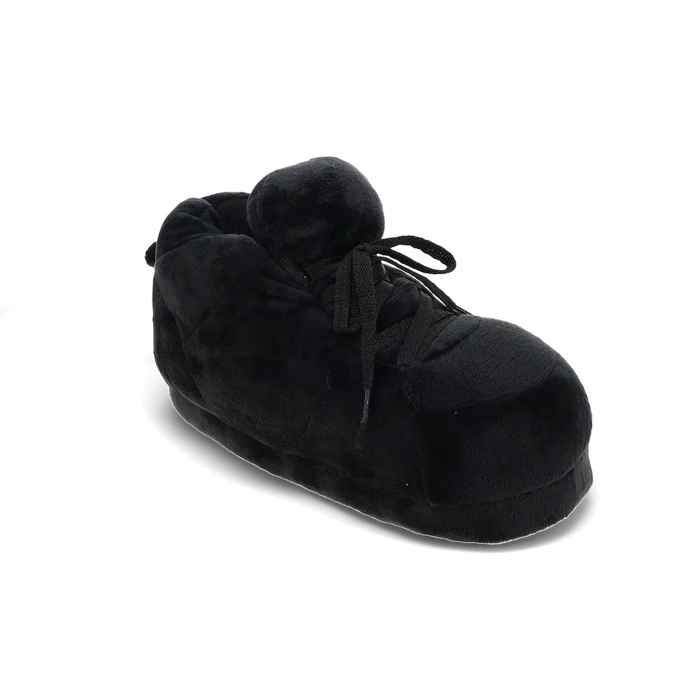 All Black Slippers