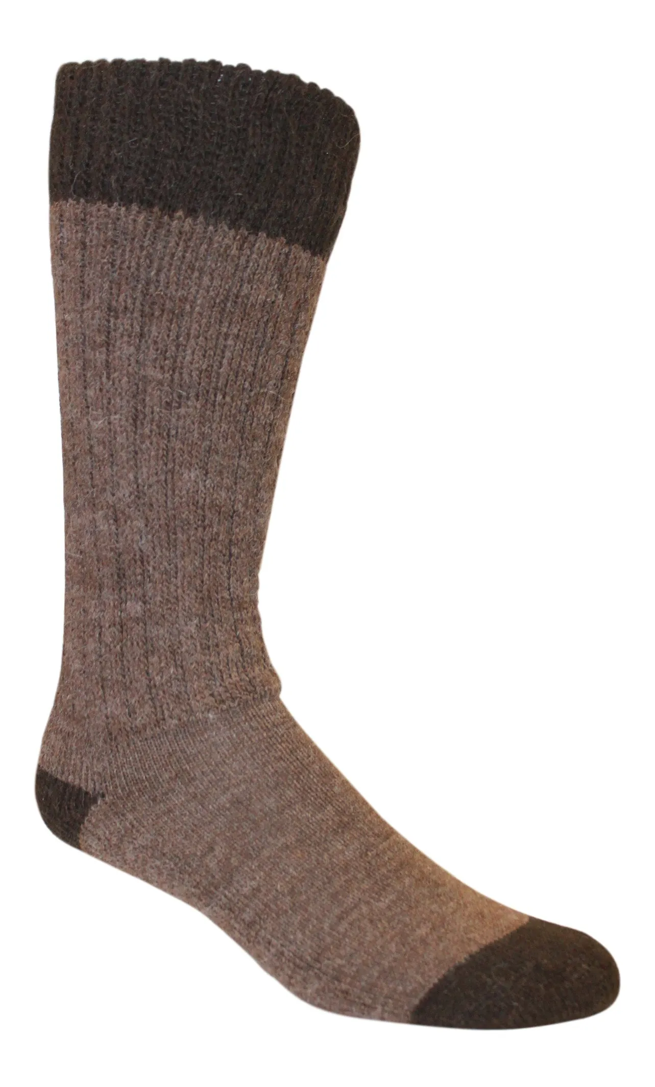 Alpaca Tall Boot Socks - Tall 2 Tone