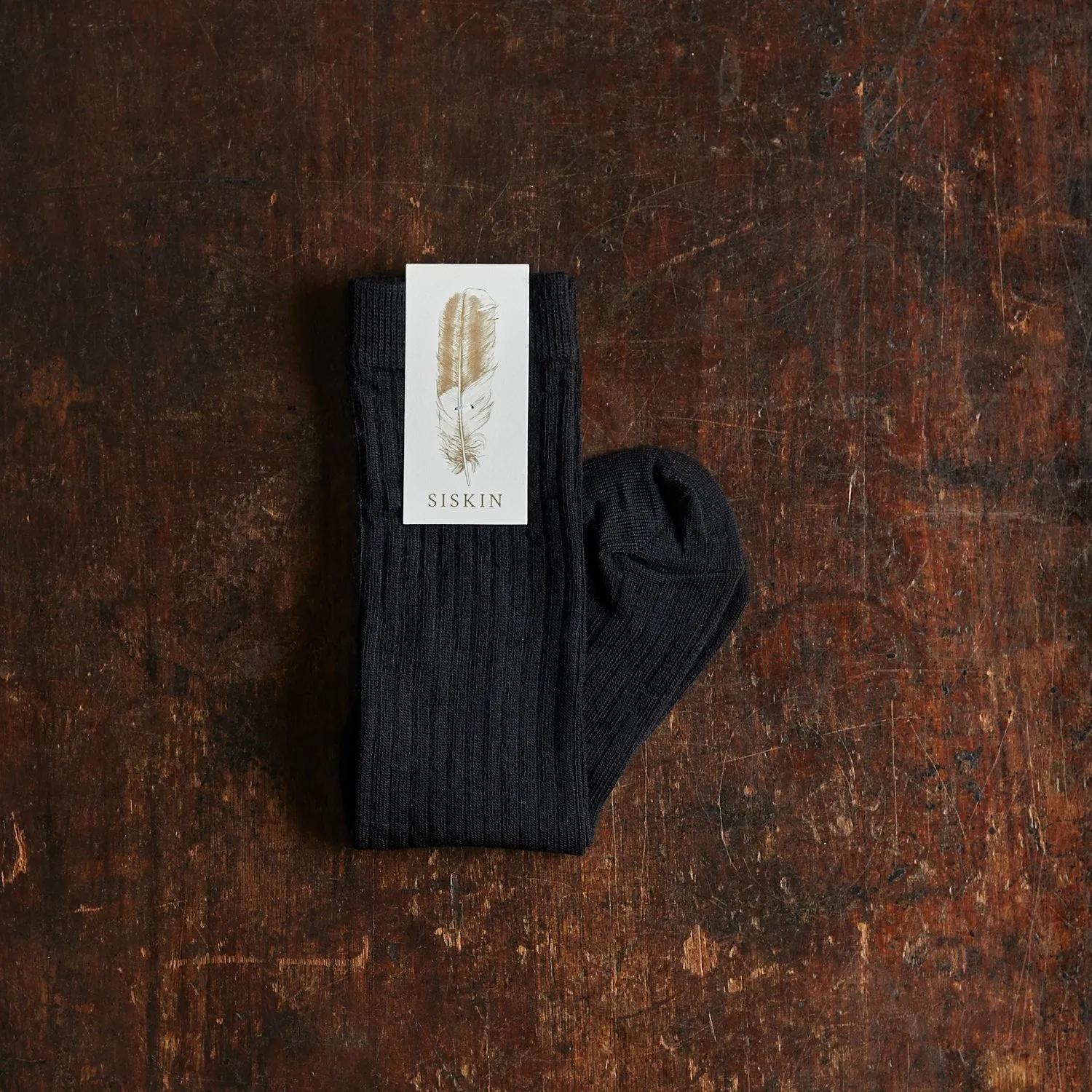 Baby & Kids Weaver Knee High Socks - Wool - Coal