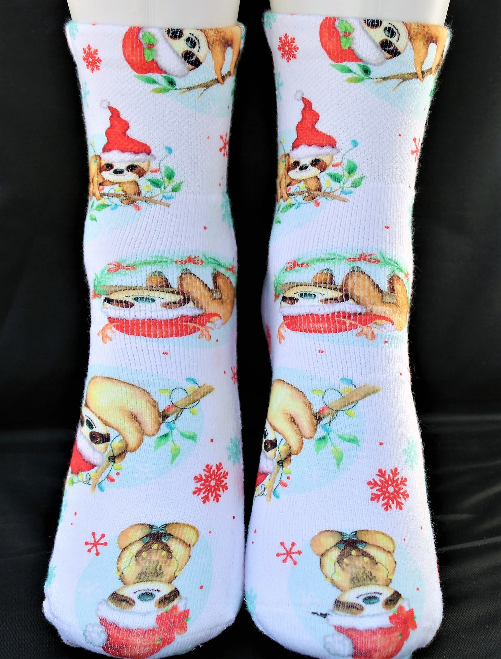 Baby sloths Christmas Socks