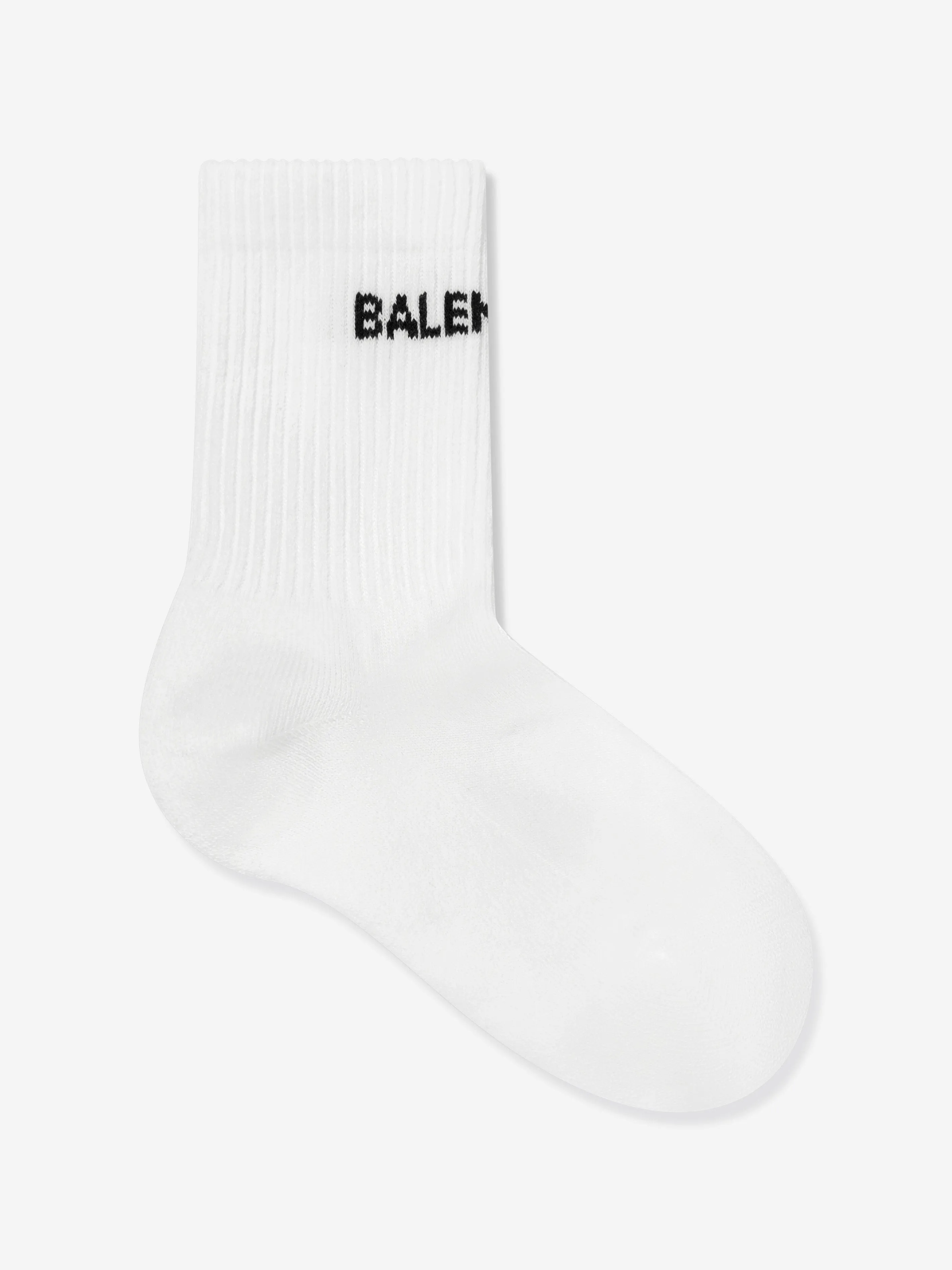 Balenciaga Kids Tennis Socks in White