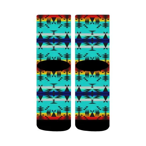 Between the Mountains Crew Socks