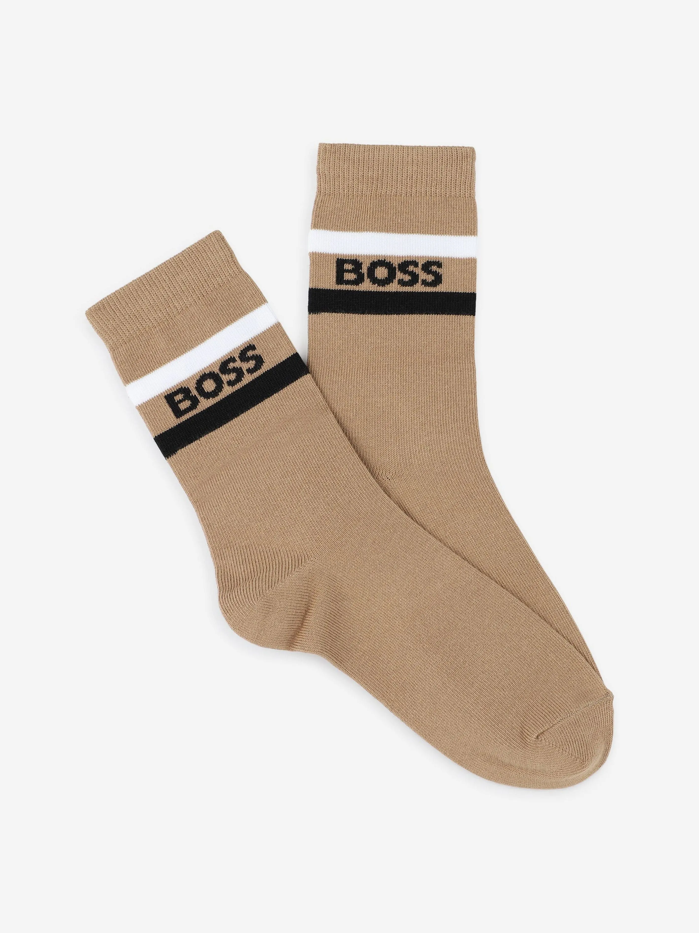 BOSS Boys 3 Pairs Socks Set in Black