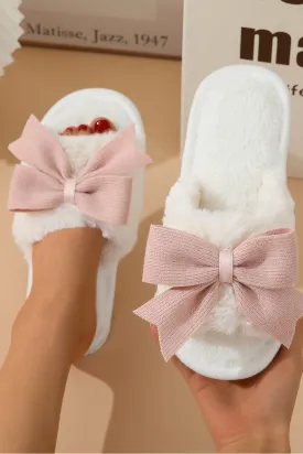 Bowknot Fluffy Slippers | PRE ORDER