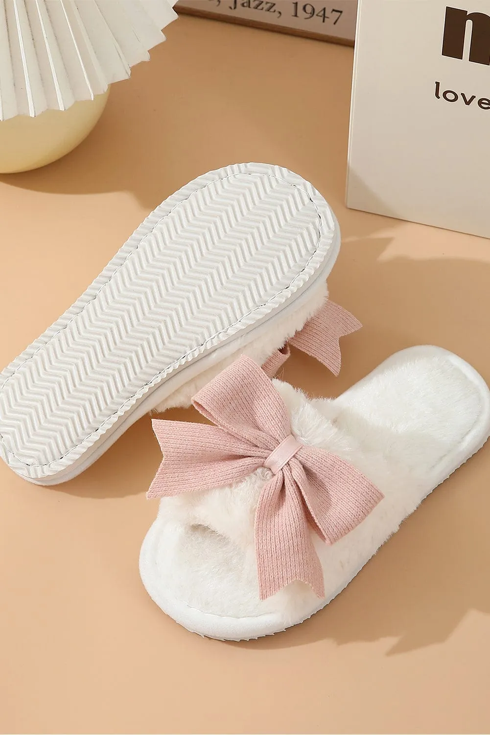 Bowknot Fluffy Slippers | PRE ORDER