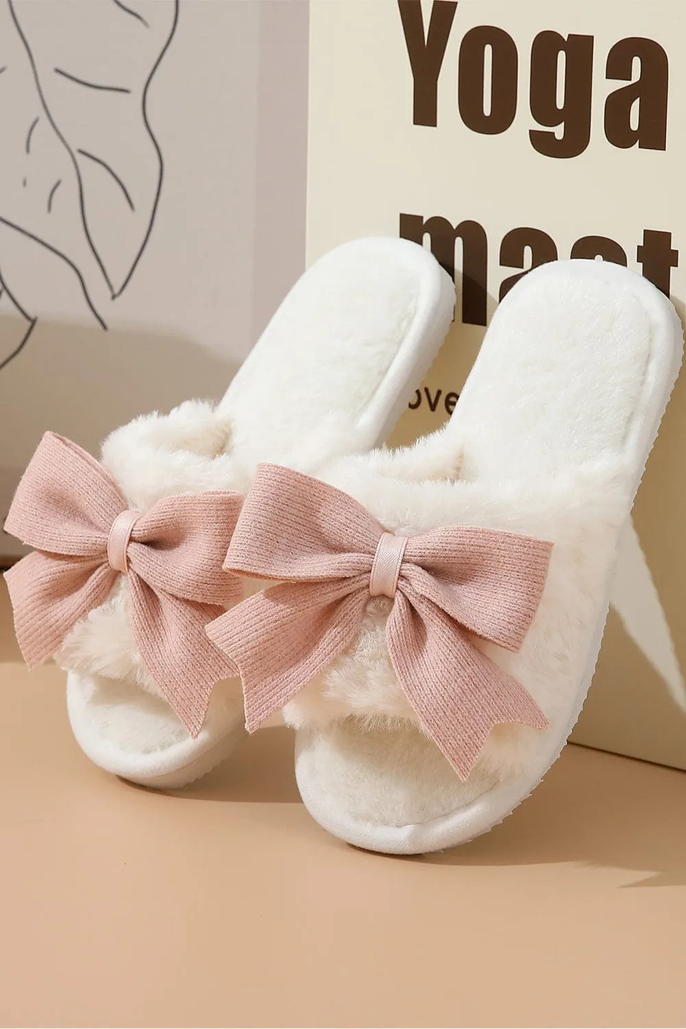 Bowknot Fluffy Slippers | PRE ORDER