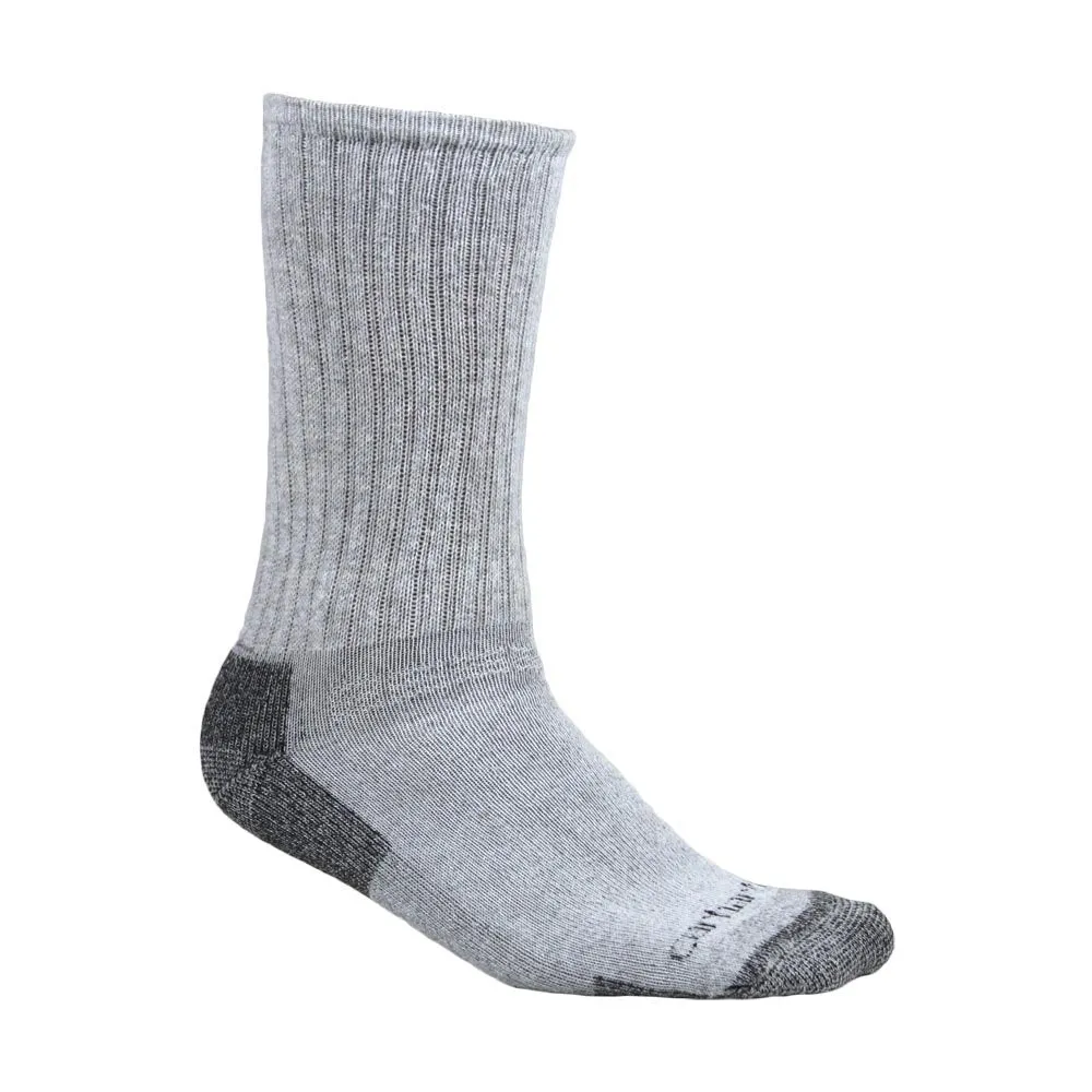 Carhartt SL6003M Men's Midweight Cotton Blend Sock 3 Pack (Closeout)