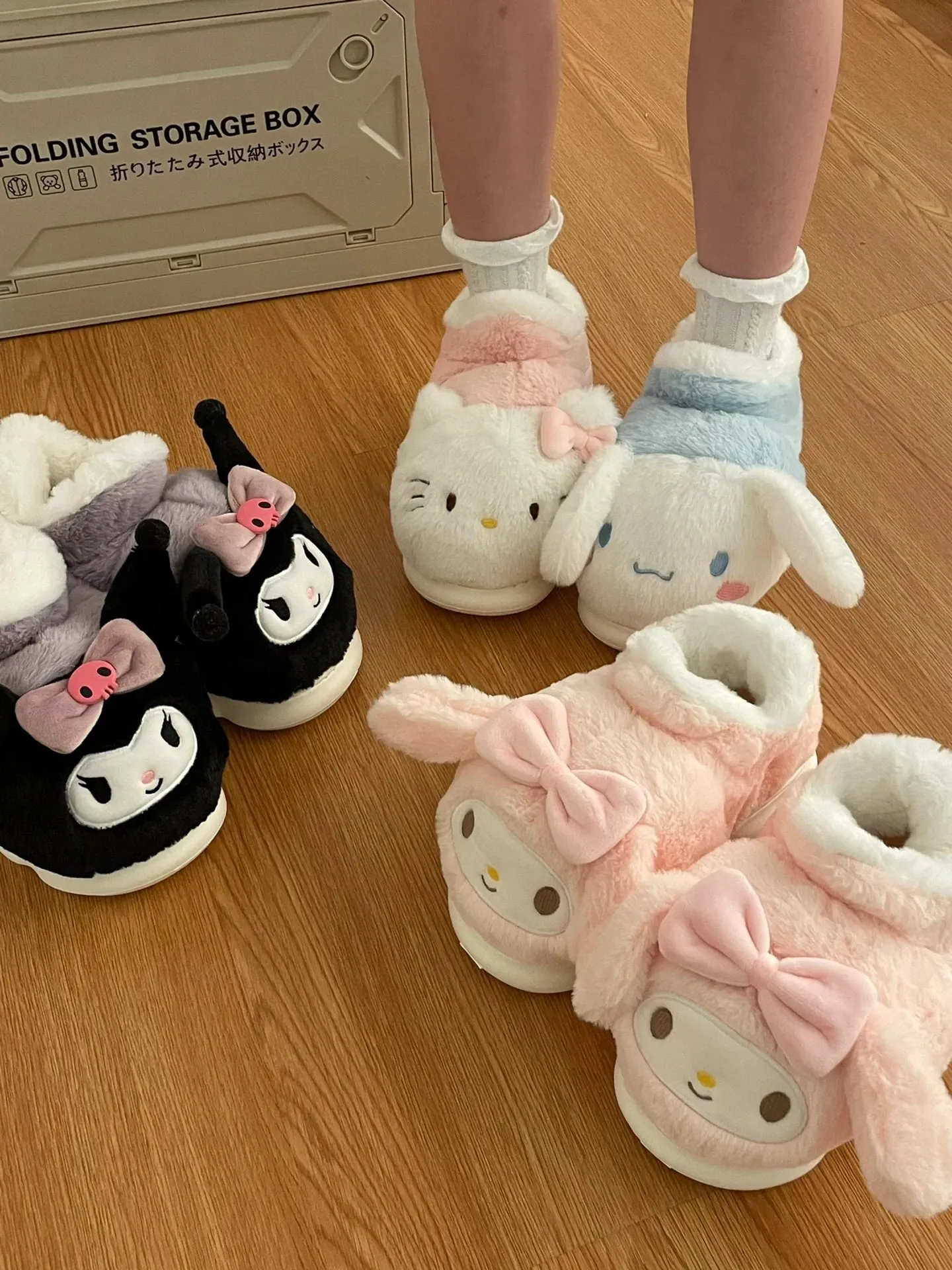 Cartoon Warm Thick Slippers