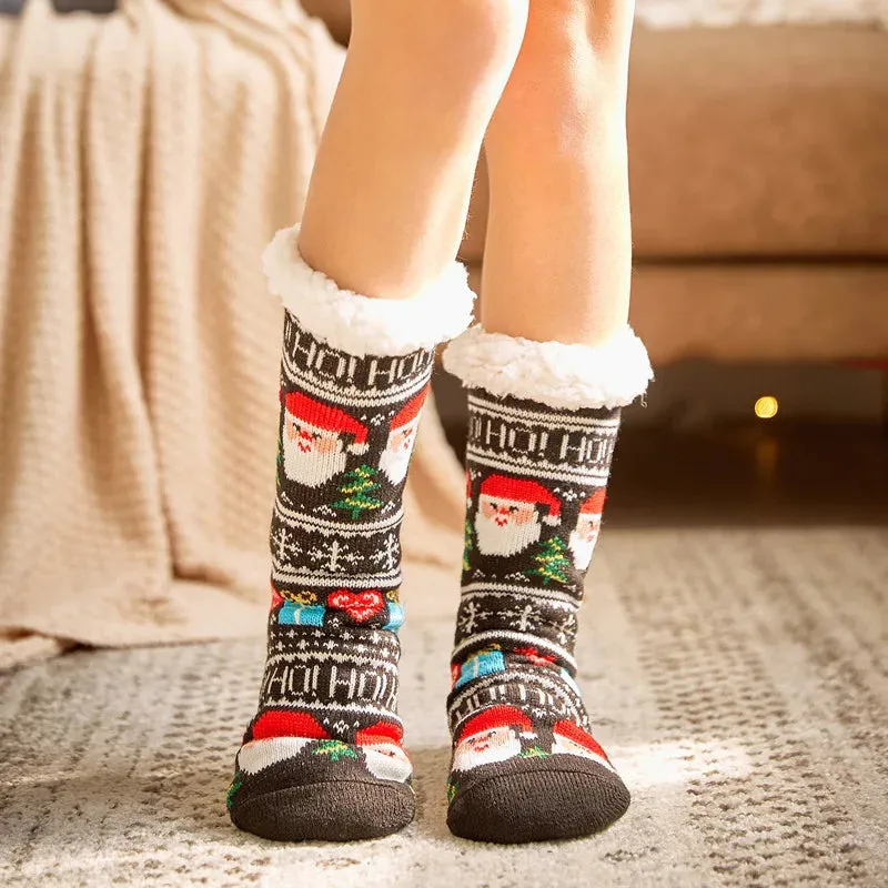 Cartoon Winter Plush Socks