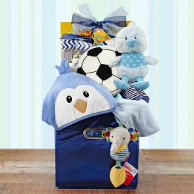 Cherished Moments: Baby Boy Gift Basket