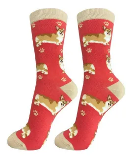 Corgi Welsh Socks-Full Body