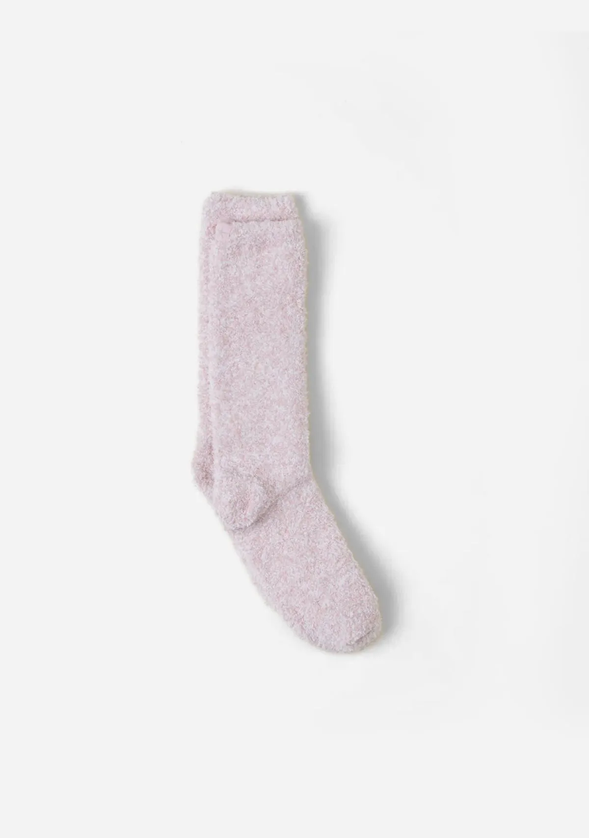 Cozy Chic Heathered Socks Dusty Rose