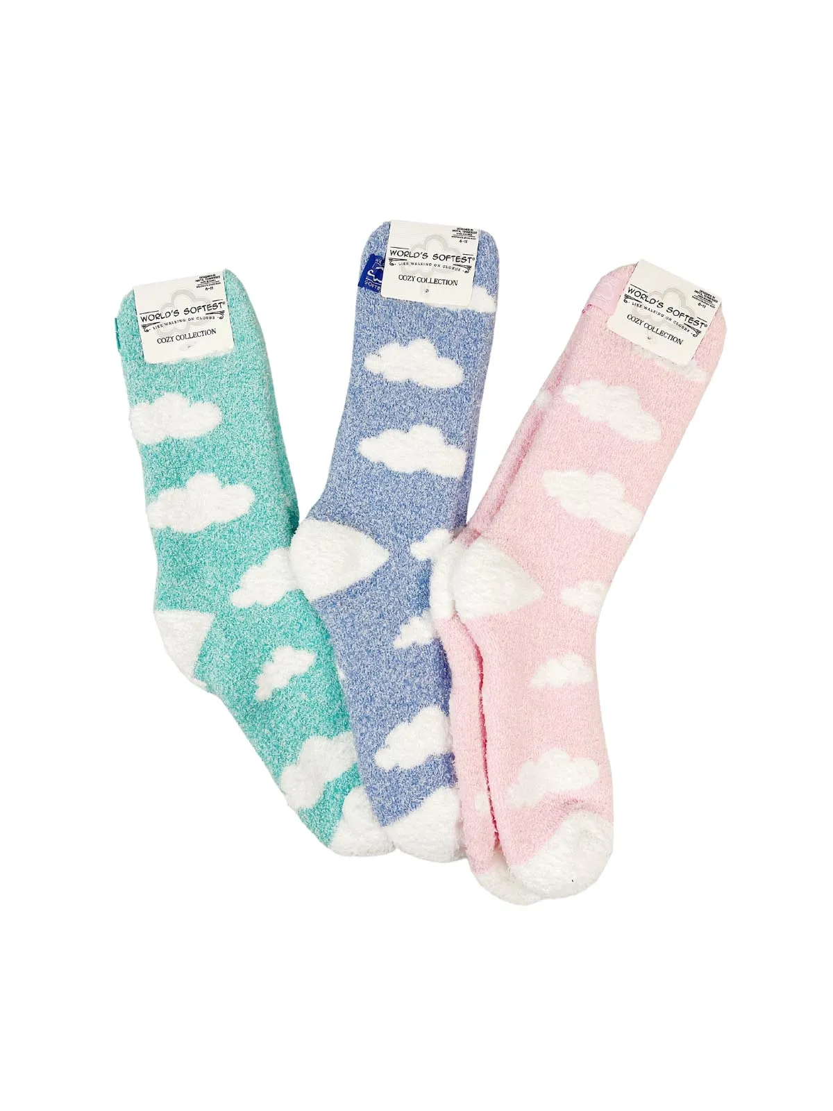 Cozy Cloud Crew Sock