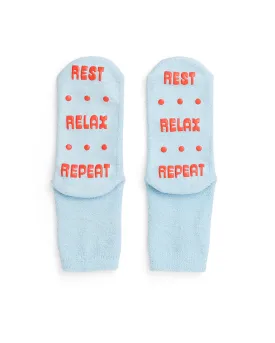 Cozy Grip Socks - Rest, Relax, Repeat