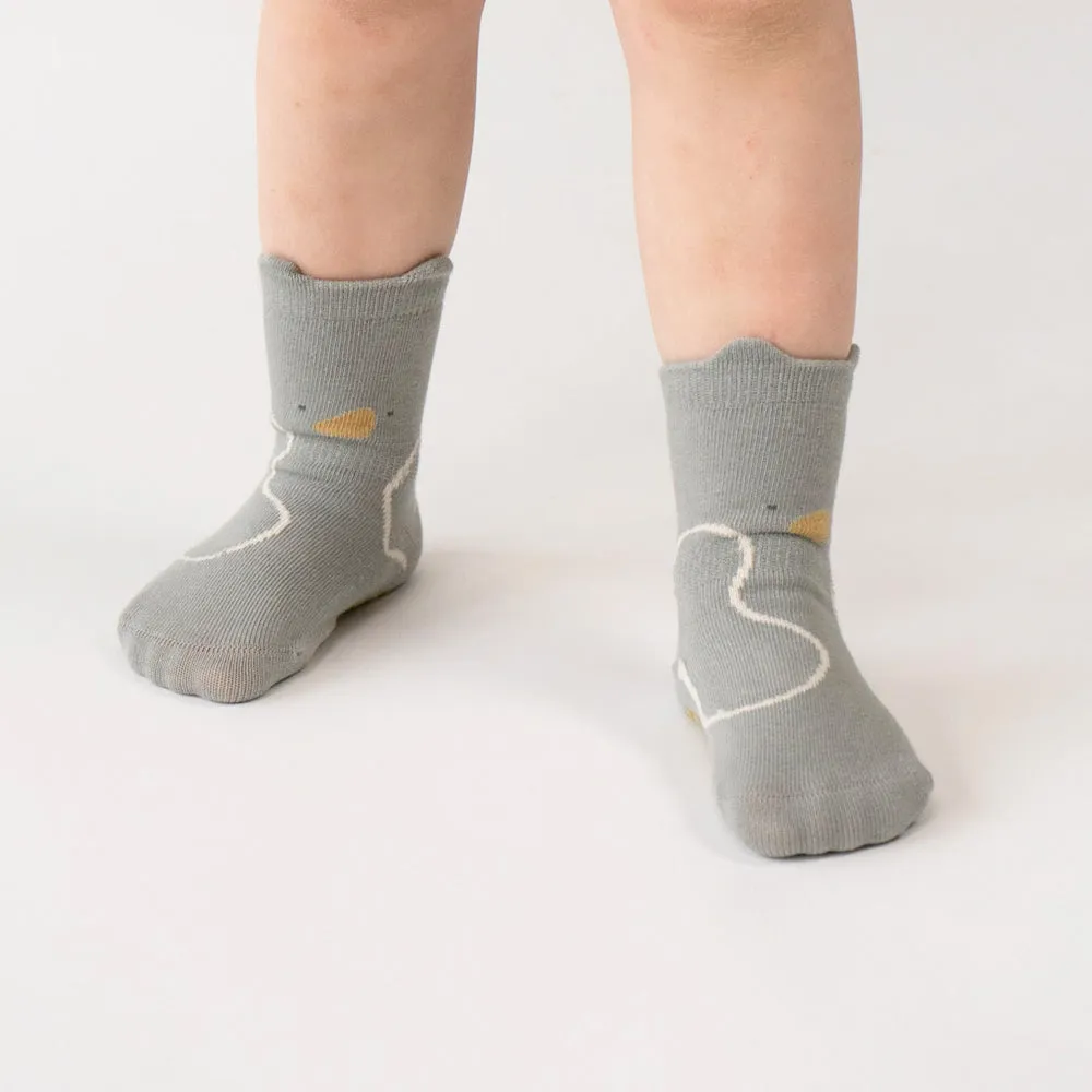 Cozy Non-Slip Socks (2 pack) - Kitty / Chicks