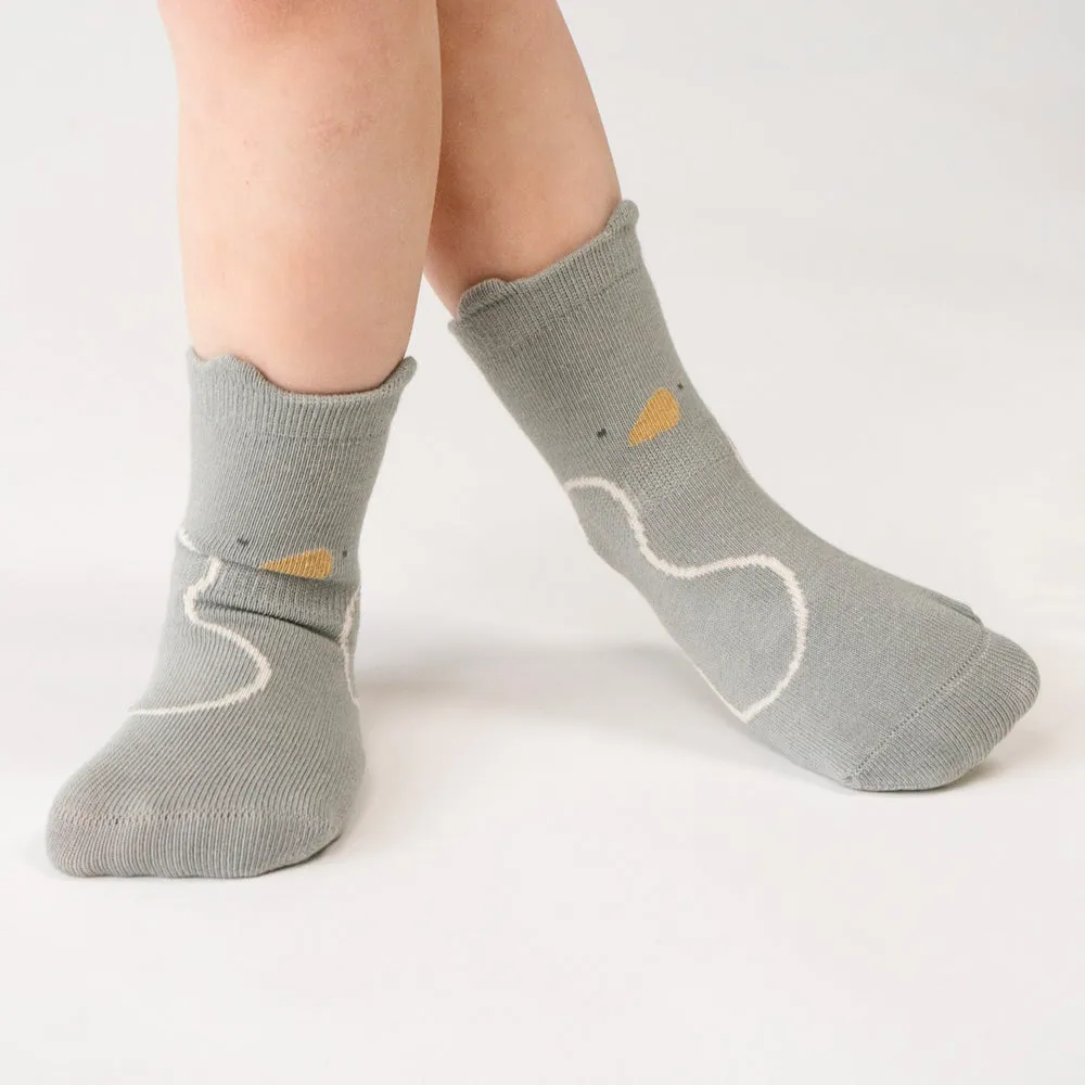 Cozy Non-Slip Socks (2 pack) - Kitty / Chicks