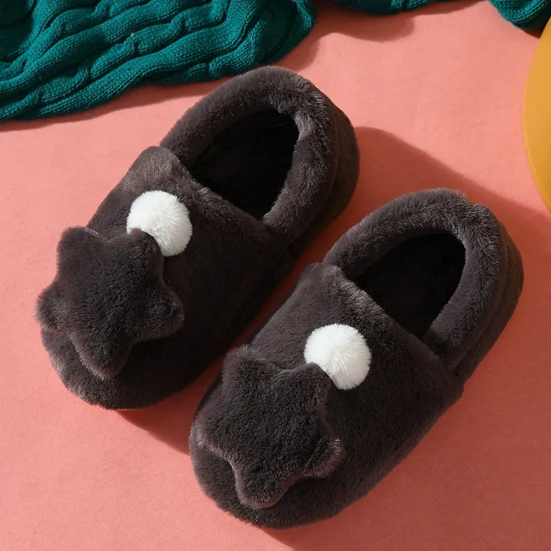 Cozy Plush Cotton Slippers for Women