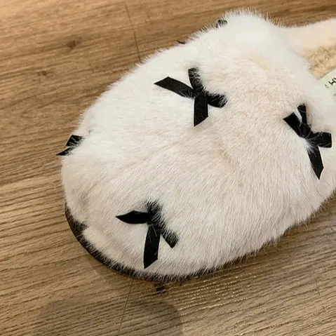 Cozy Thick-Soled Baotou Wool Slippers