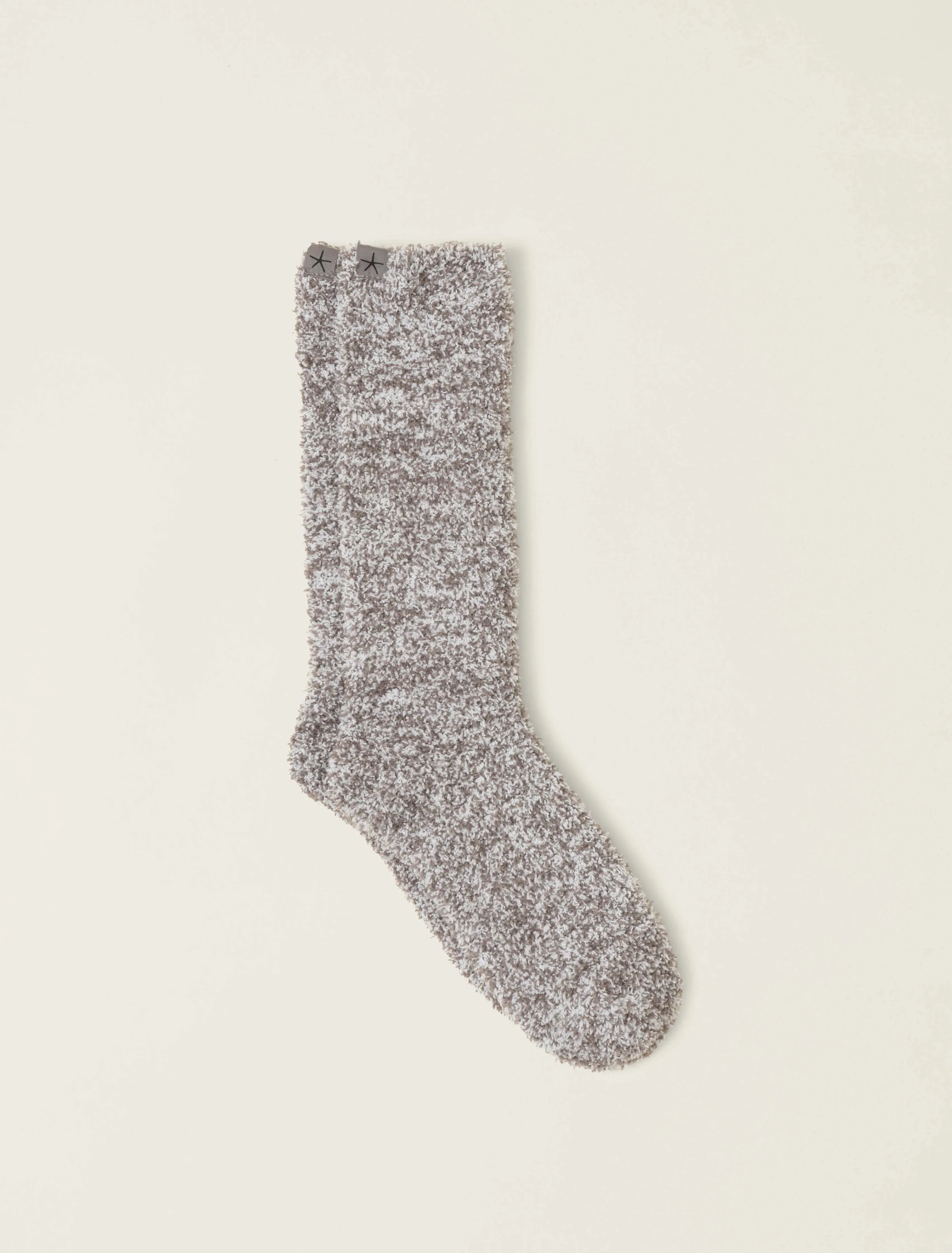 CozyChic® Heathered Socks - Charcoal/White