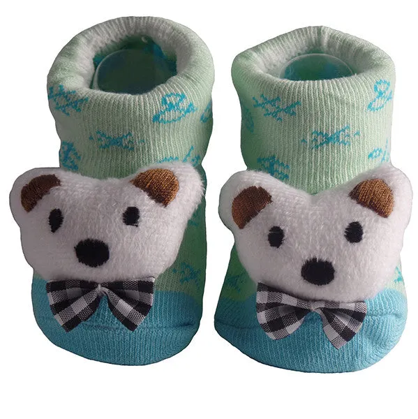 Cute Infant Baby Cotton Socks Shoes, 0 to 6 Months