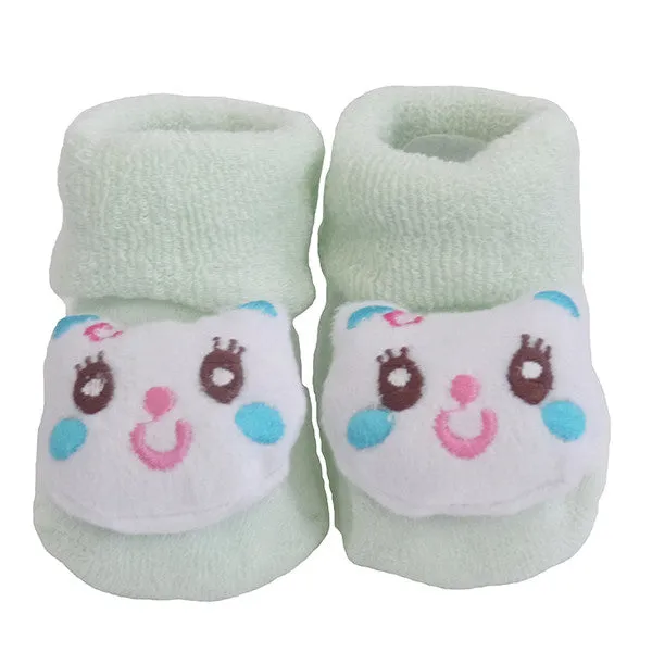 Cute Infant Baby Cotton Socks Shoes, 0 to 6 Months