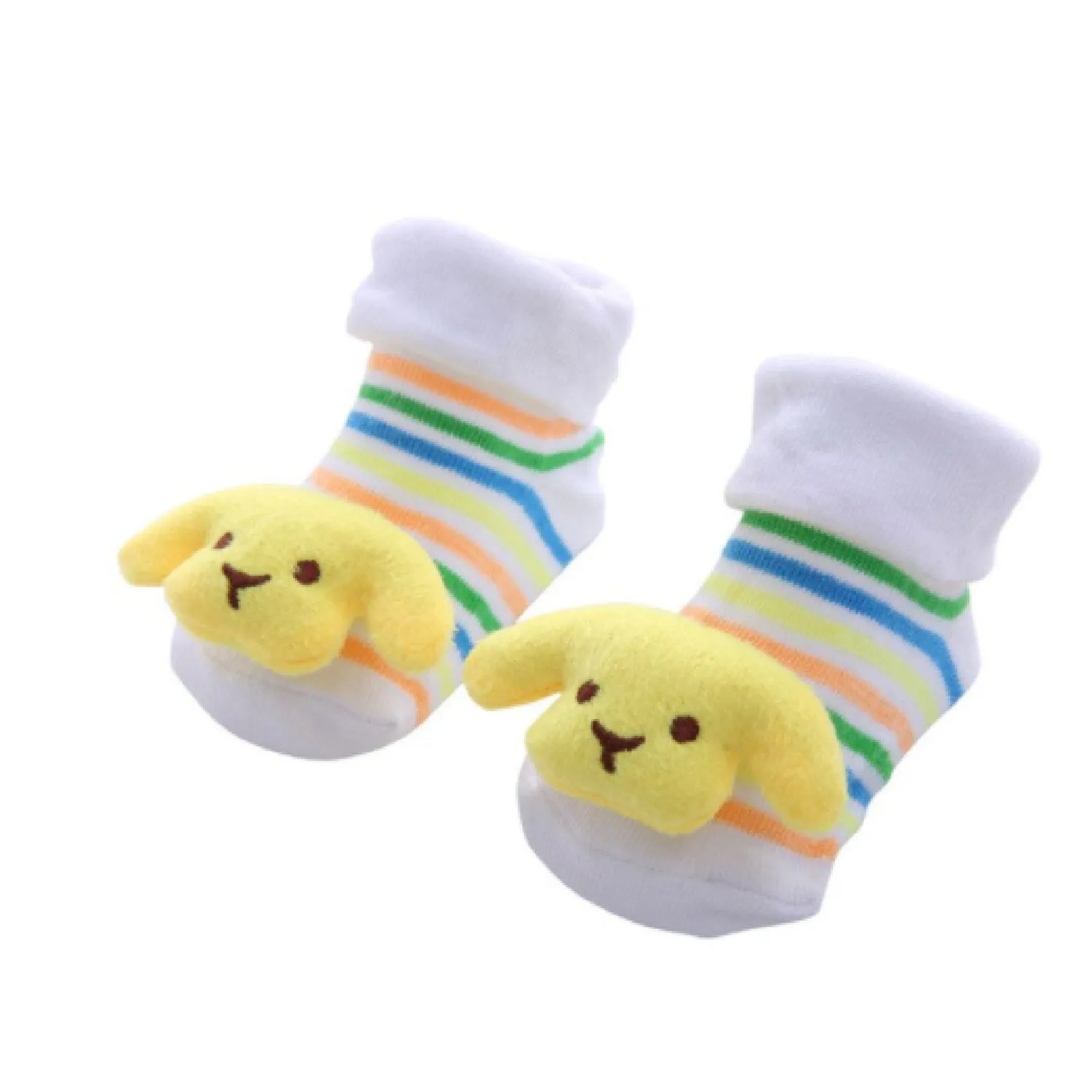 Cute Infant Baby Cotton Socks Shoes, 0 to 6 Months