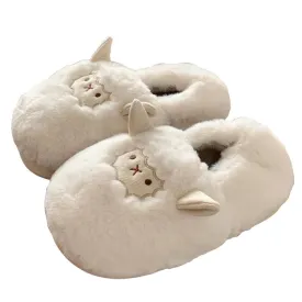 Cute Lamb Fluffy Slippers