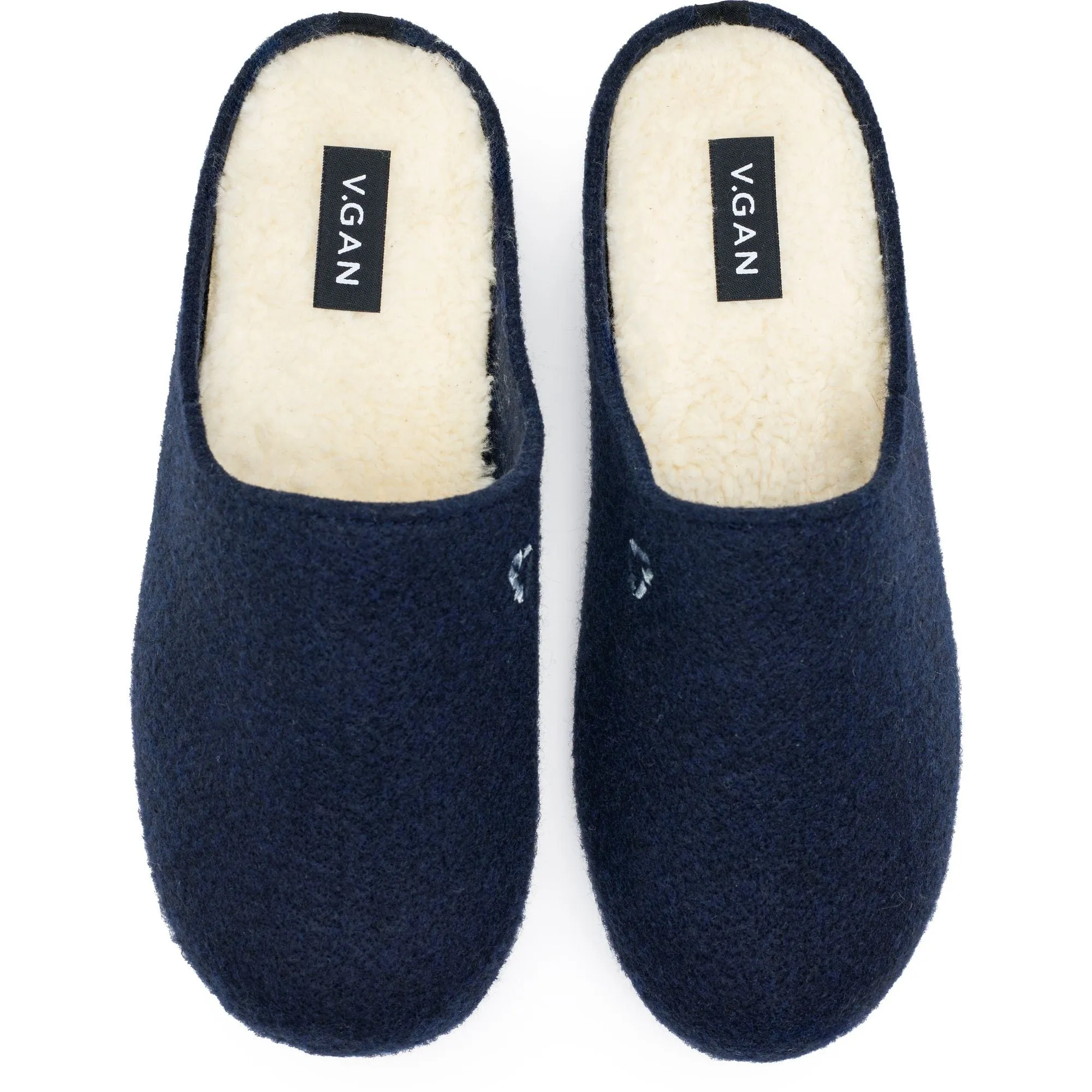 Date Men's Vegan Mule Slippers | Navy