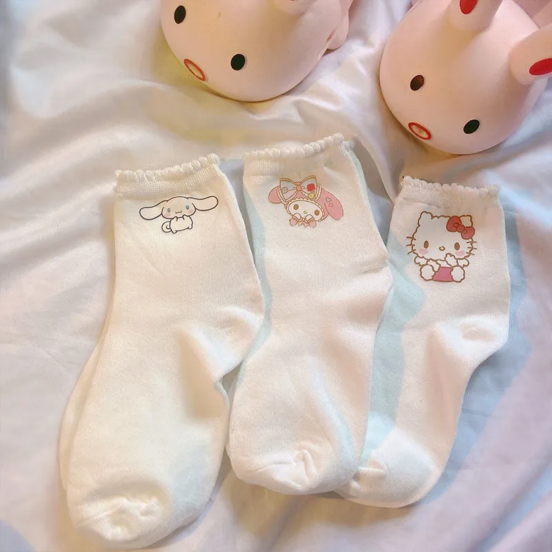 Delicate Cartoon Socks