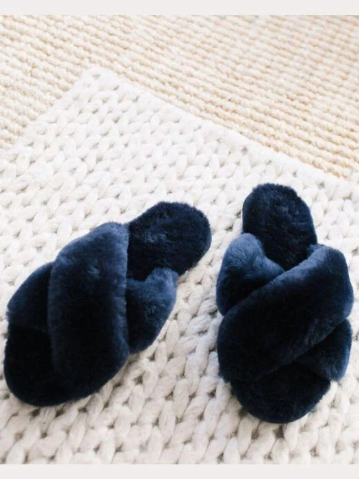 Emu Australia T Mayberry Sheepskin Slippers Midnight W11573