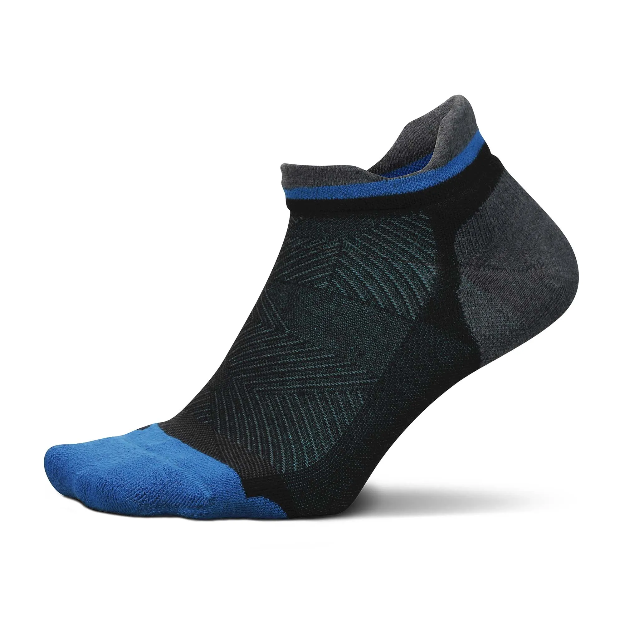 Feetures | Unisex Elite Max Cushion No Show Tab - Tech Blue