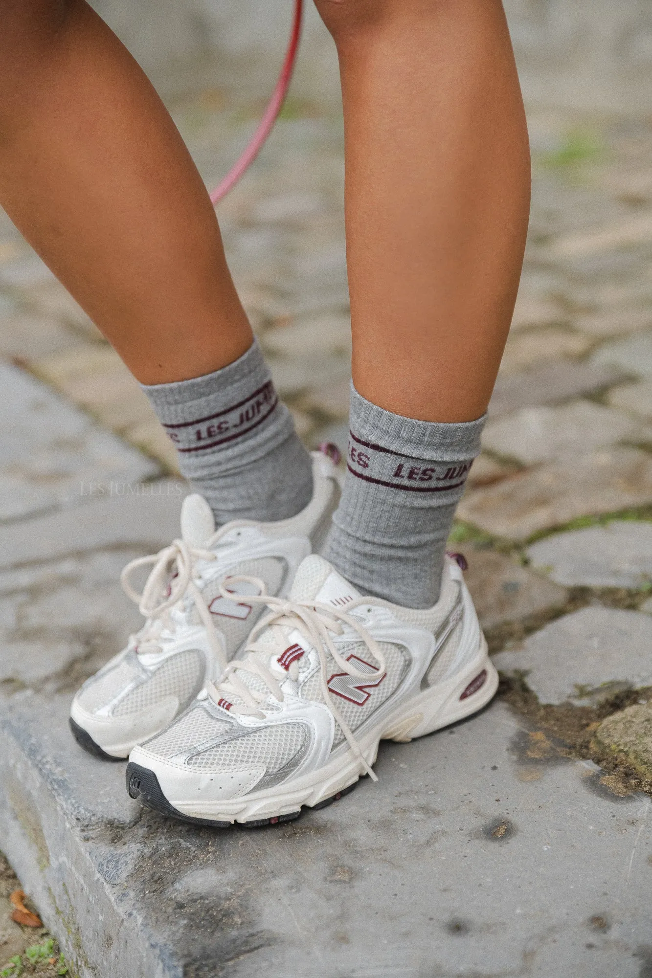 Fille à papa socks grey/plum