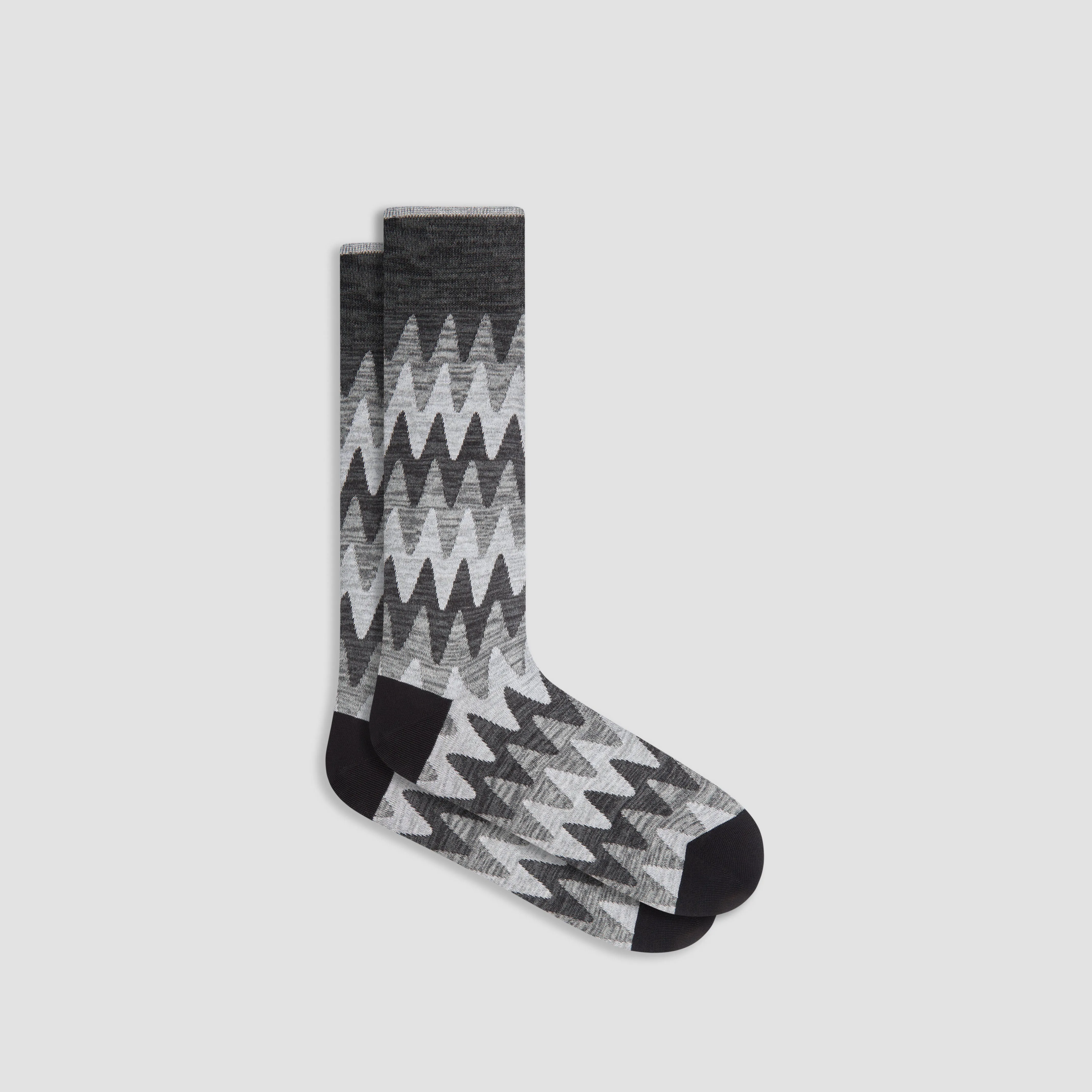 Flame Stripe Mid-Calf Socks