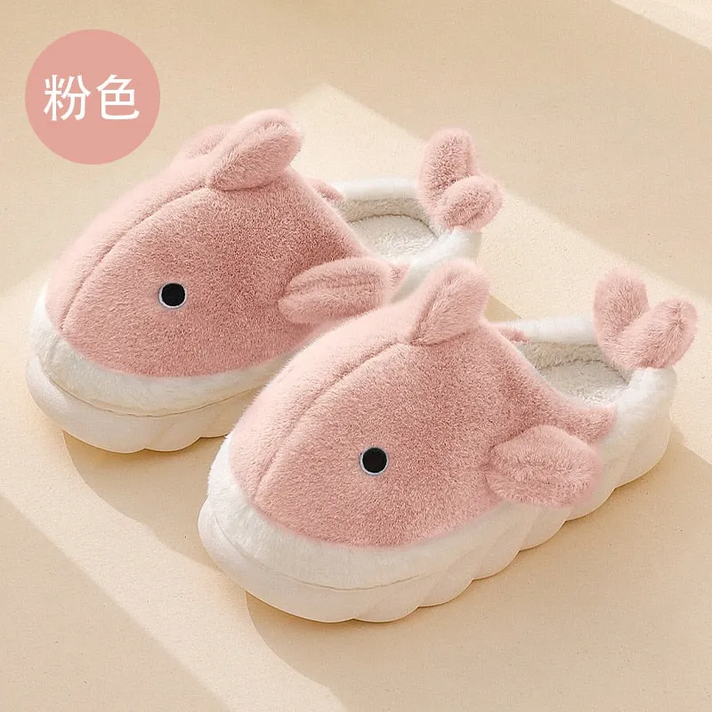 Fluffy Shark Slippers