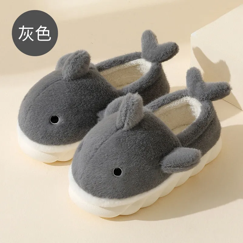 Fluffy Shark Slippers