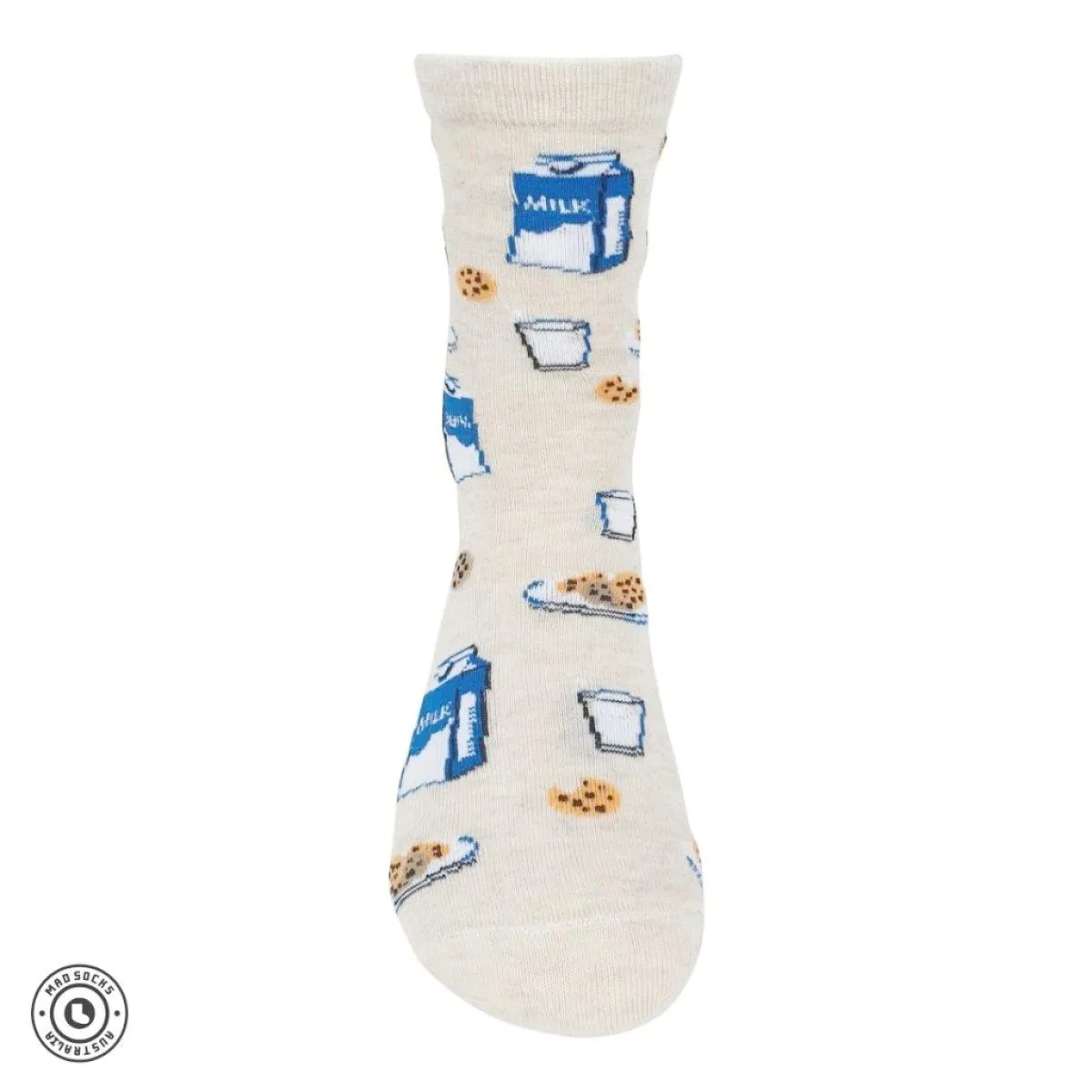 Food Socks Milk & Cookies