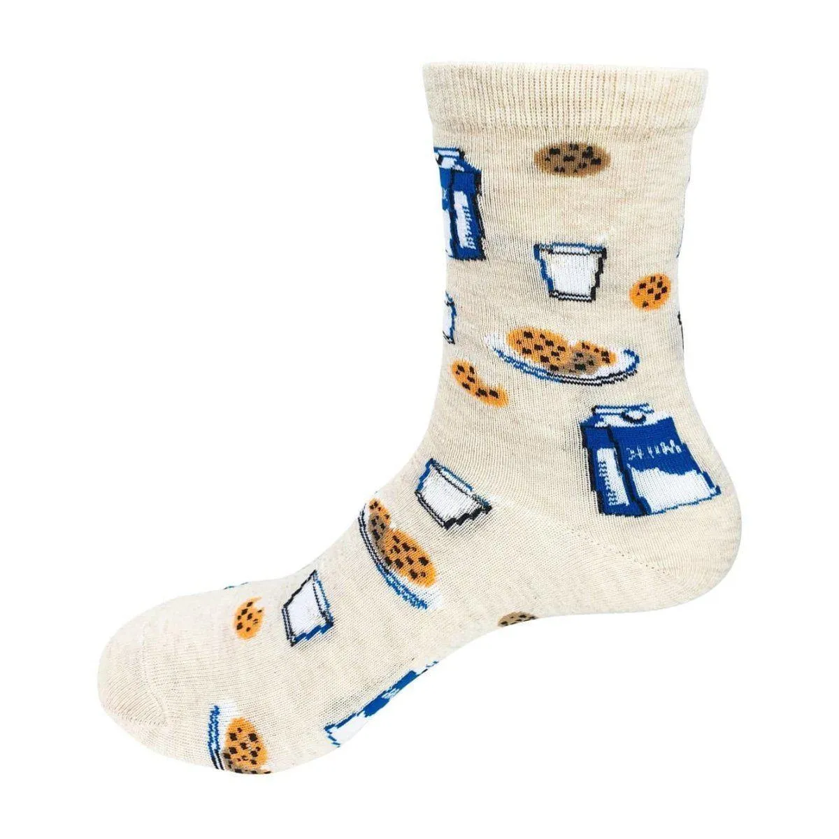 Food Socks Milk & Cookies