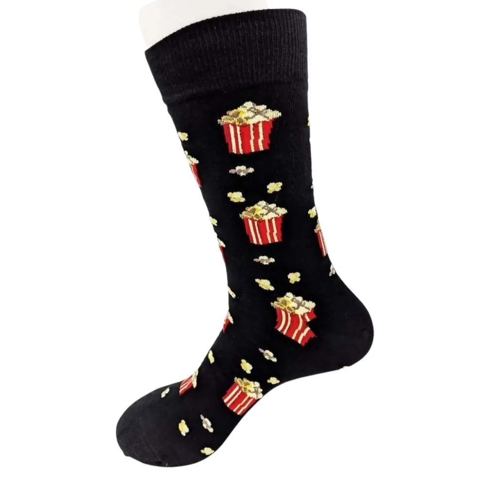 Food Socks Popcorn