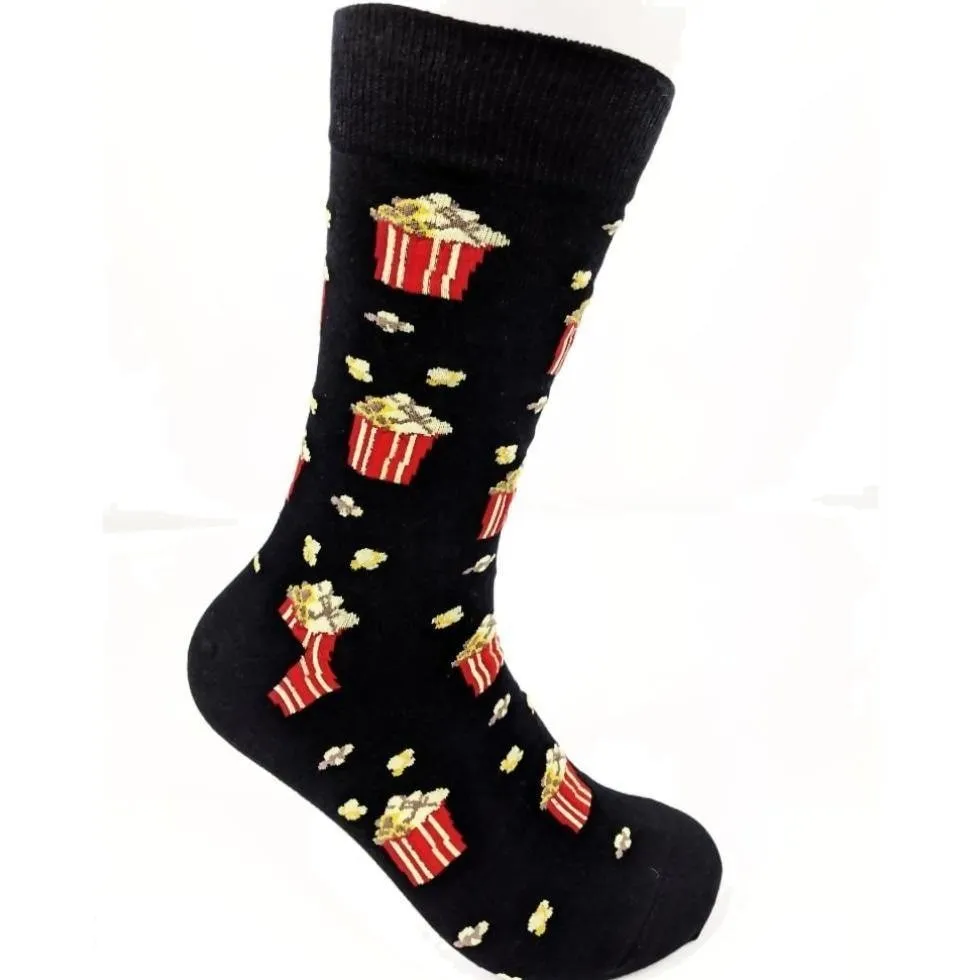 Food Socks Popcorn