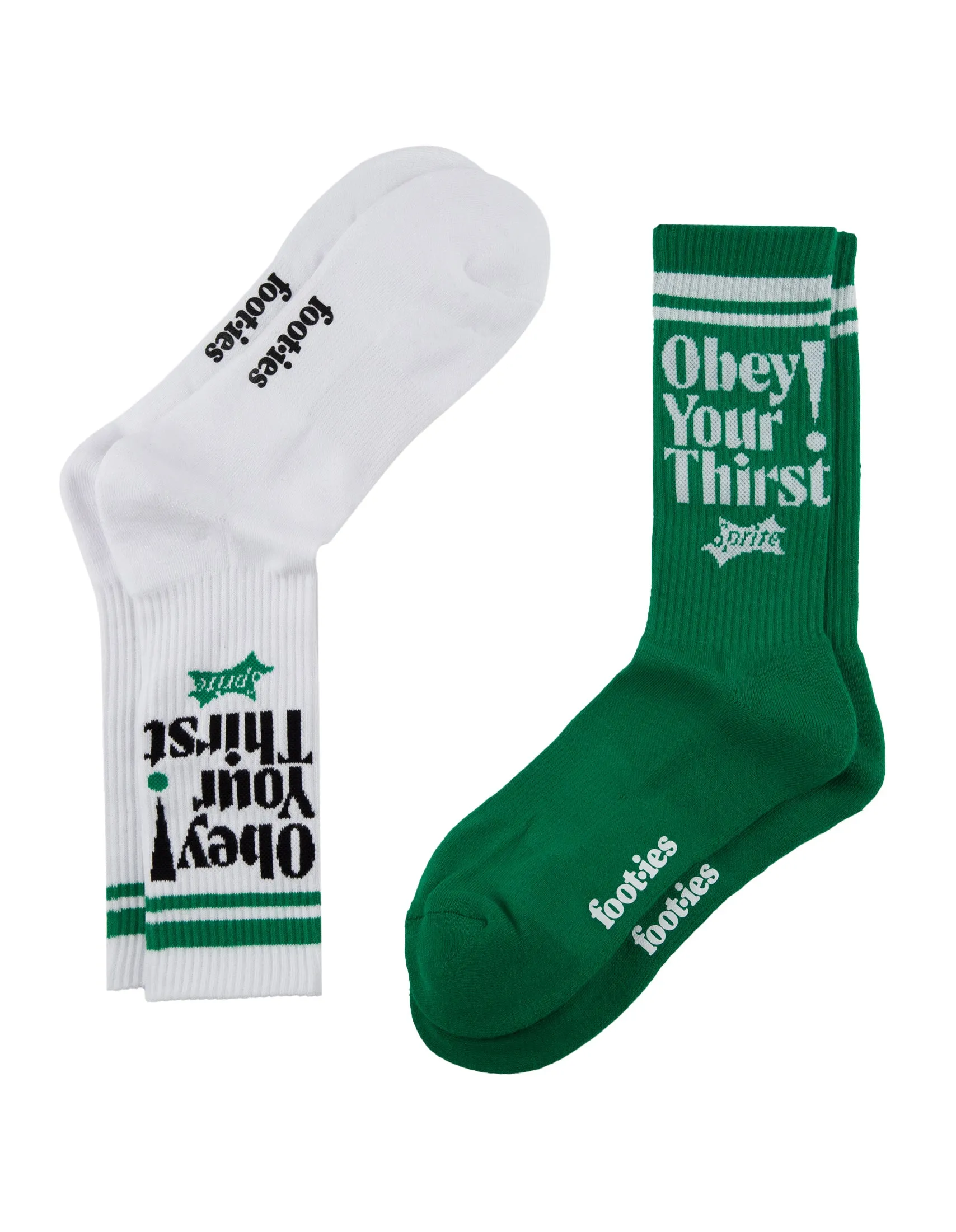 Foot-ies Sprite Obey Sneaker Sock 2 Pack