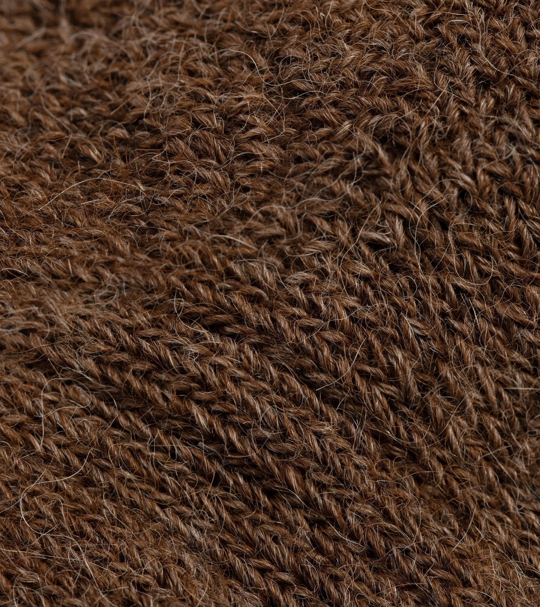 Freight Alpaca Cushion Sole Socks: Brown