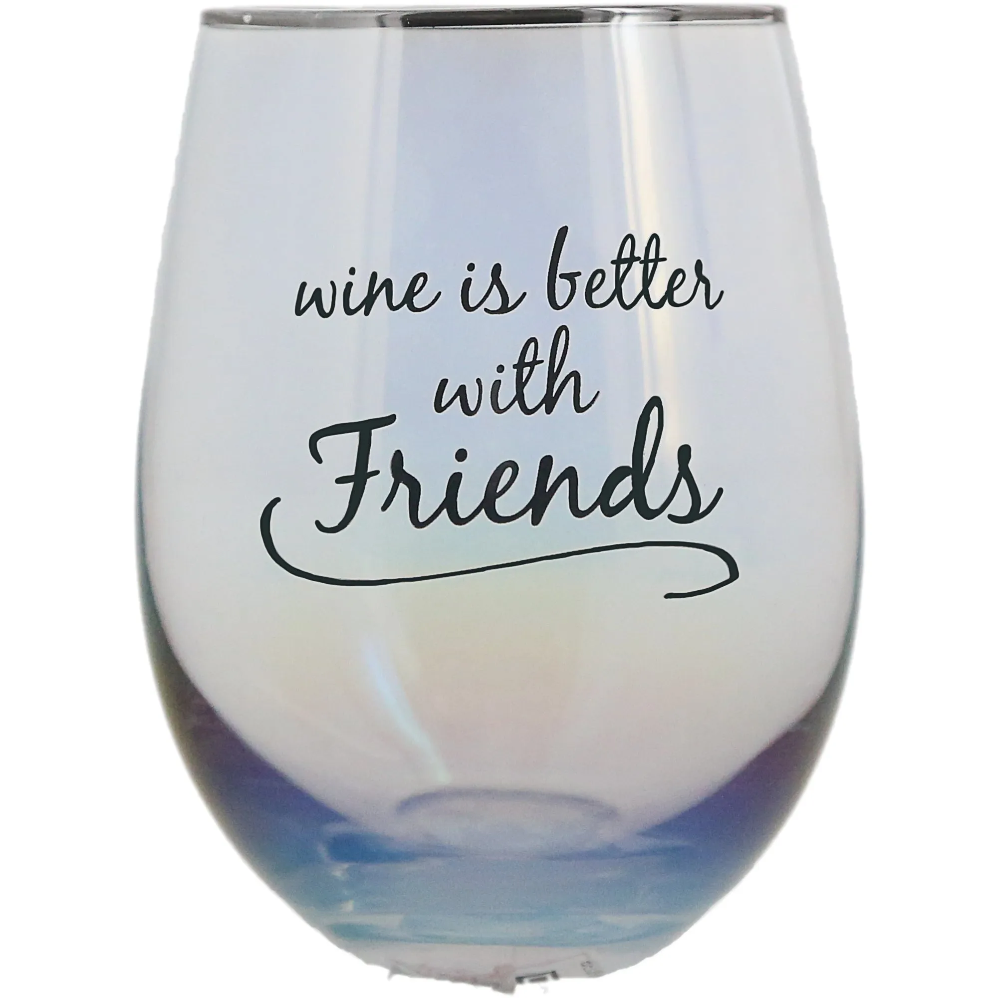 Friends 18 oz Stemless Glass & Sock Set