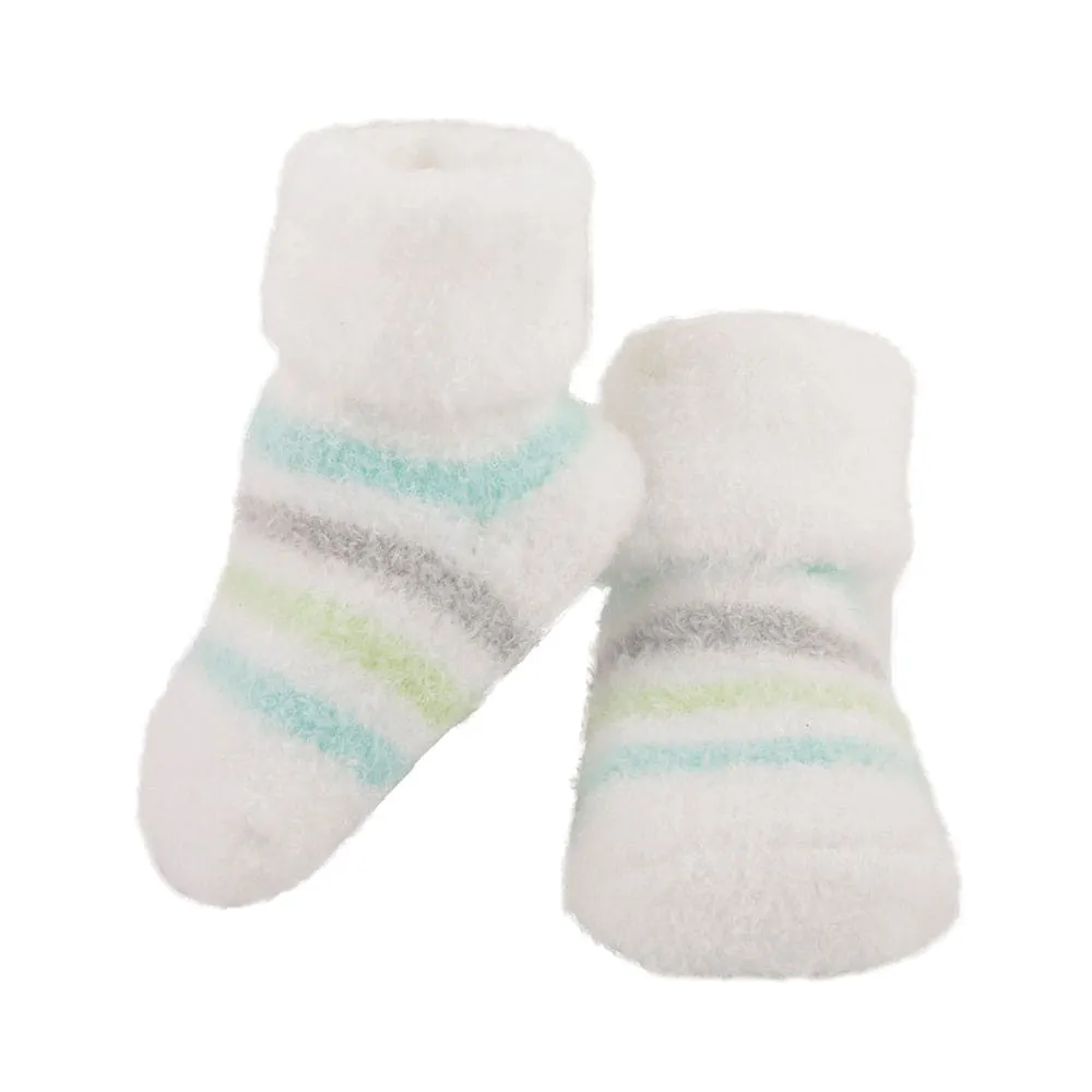 Frog Striped Green 2 Pk Socks