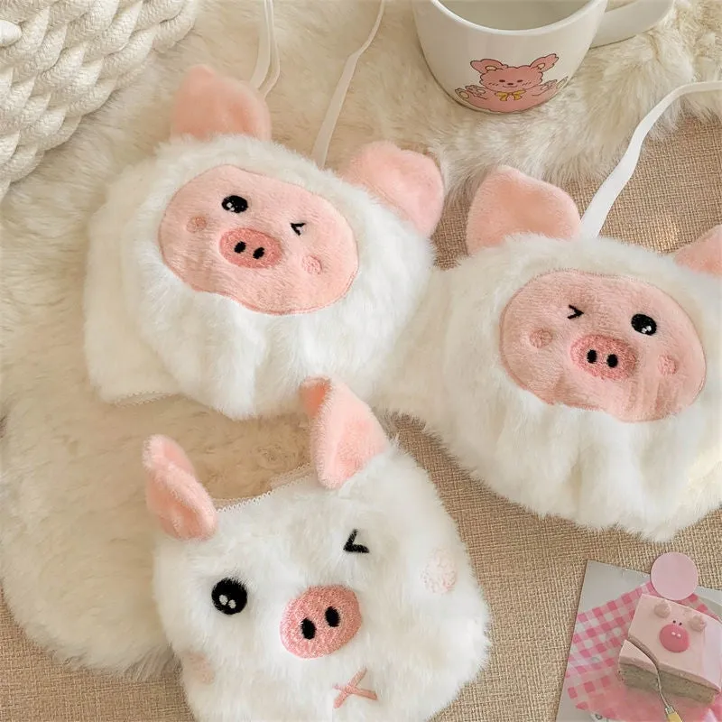 Furry Pig Lingerie Set