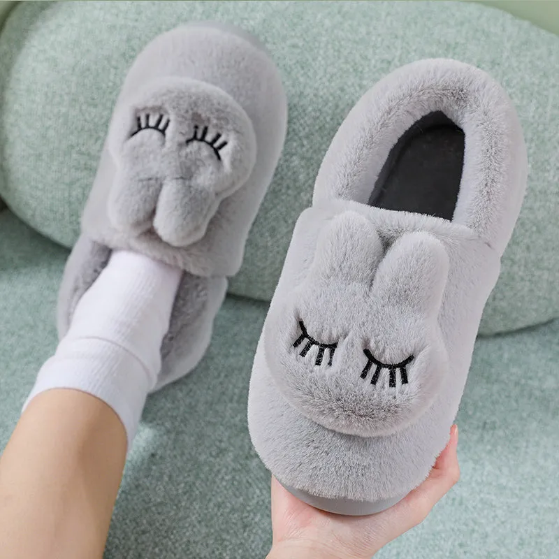 Fuzzy Animal Slippers for Women